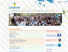 Tablet Screenshot of lagram.com.ar